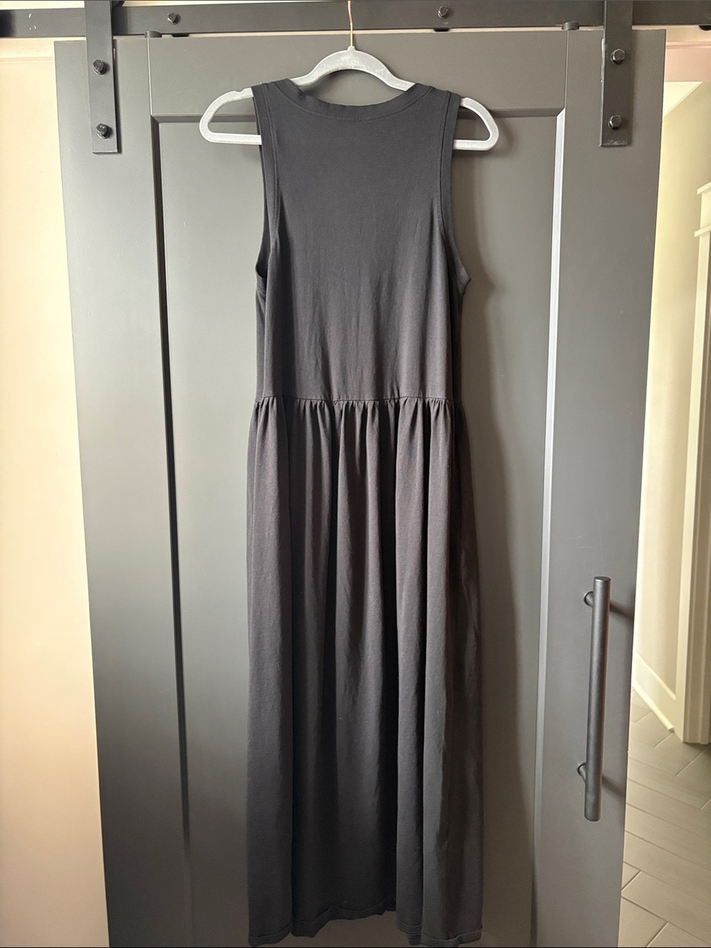 ASOS Sleeveless Black Maxi Dress - Scoop Back | 100% Cotton